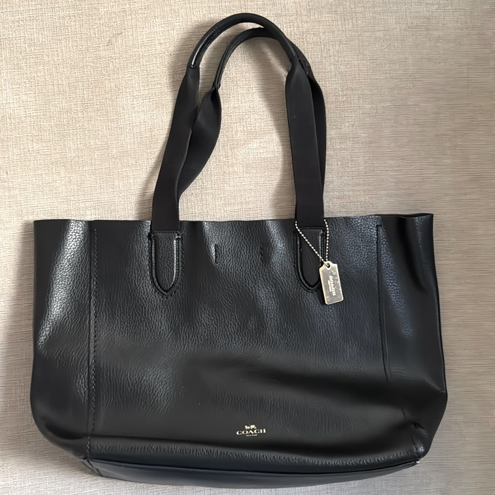 Black Coach Tote Bag